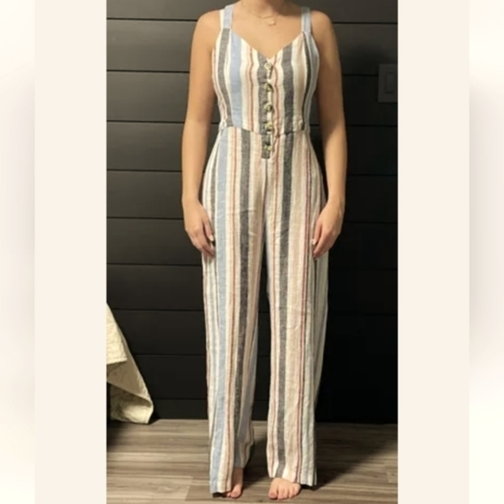 Indigo‎ Rein Linen Romper